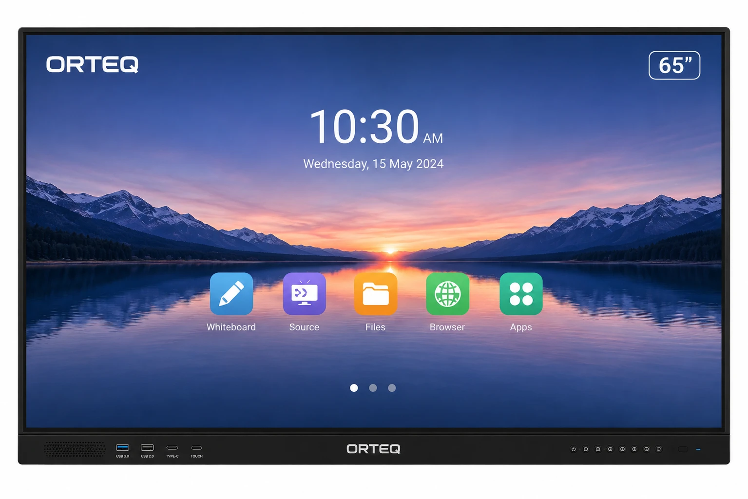 65 Inch Interactive Panel With CPU